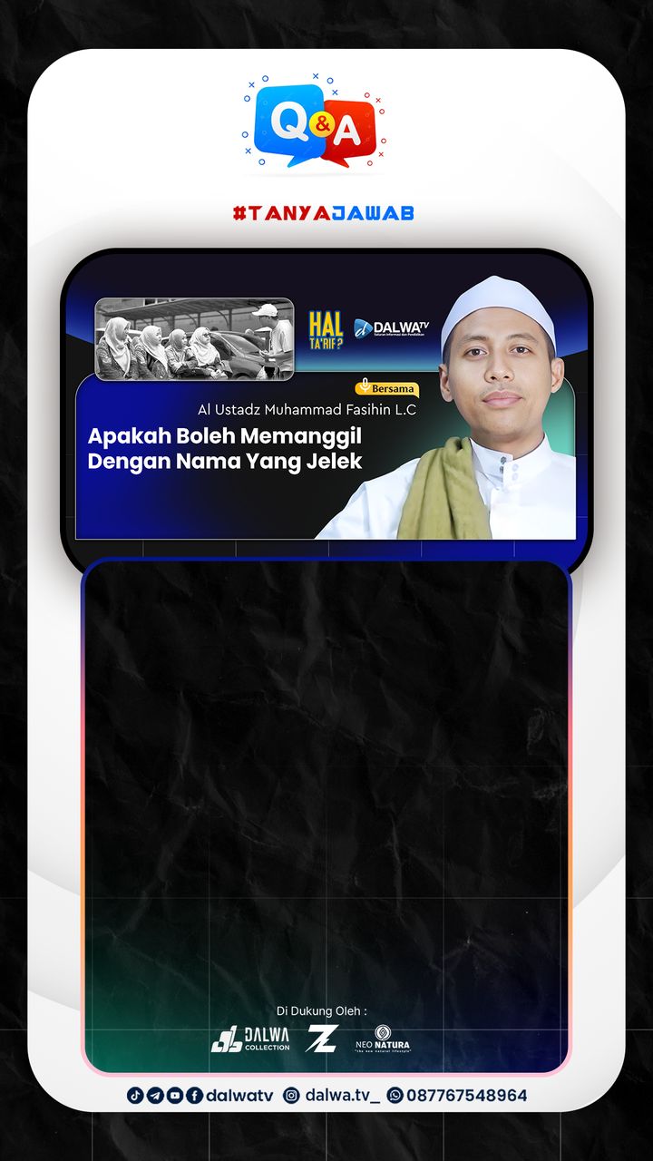Template konten Tanya Jawab